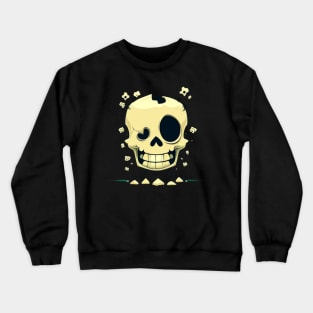 skull Crewneck Sweatshirt